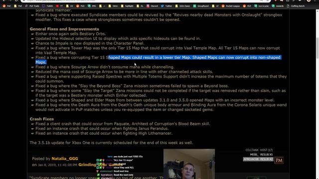 [Path of Exile] 3.5.1b Patch Notes: Bug fixes for #BUGTrayal & Potential DPS increase to Vanguards! смотреть онлайн