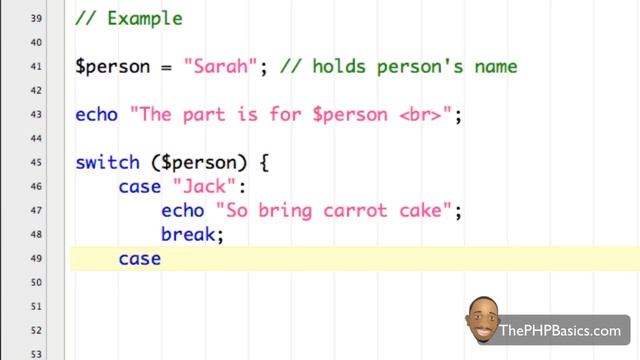 Tutorial 14 - PHP Switch Statement смотреть онлайн