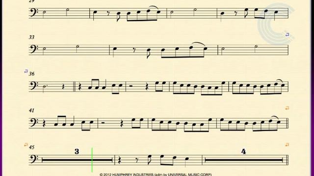 Safe and Sound - Capital Cities - Contrabass Sheet Music, Chords, and Vocals смотреть онлайн