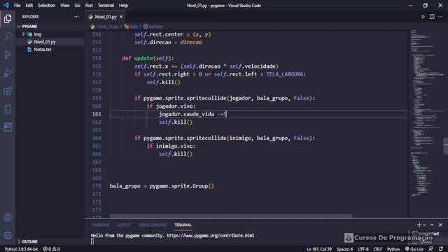 Curso Programação - Curso de pygame criando um jogo 3D passo a passo - 06 смотреть онлайн