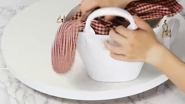 GLEND Basic Leather Bucket Bag - JESSICABUURMAN смотреть онлайн