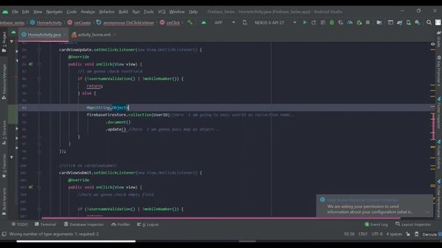 How to update document in firebase firestore using android || Firestore || firebase tutorial||part смотреть онлайн