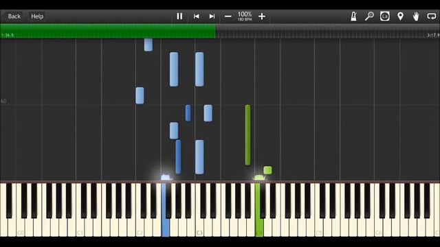 Akeboshi - Wind (Piano Tutorial) смотреть онлайн