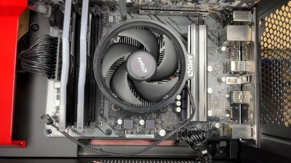AMD AM4 Cooler and Cooler Bracket Install