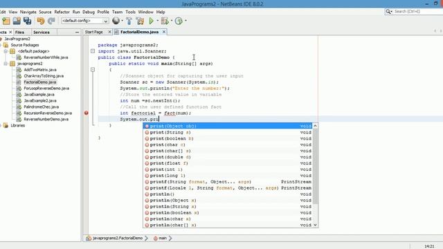 Java Program To Find The Factorial Of A Number Using Recursion Entered By The User смотреть онлайн