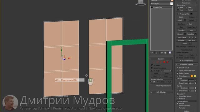 Окно 3d Max - Создание окна бревенчатого дома в 3d Max