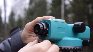 Поверка и юстировка главного условия  у нивелиров с компенсатором  и элевационным винтом