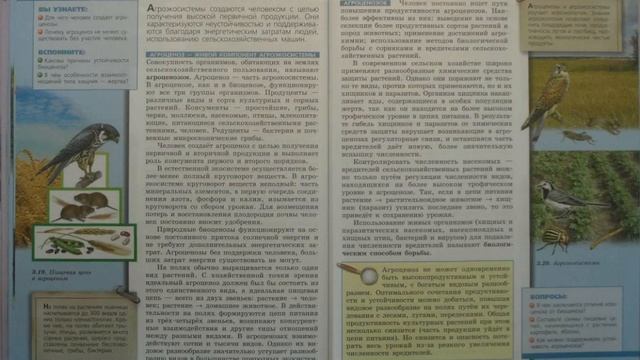 Биология (Л.Н.Сухорукова) 9к §46 Агроценоз. Агроэкосистема