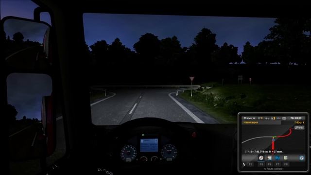 Euro Truck Simulator 2 с Модами (Серия 32) "Йогурты-йогурты" смотреть онлайн