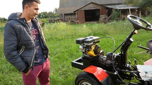 Минитрактор переломка для дачи своими руками смотреть онлайн