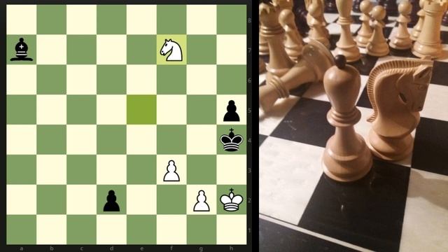 Endgame study with a twist - How to stop the d-pawn? смотреть онлайн