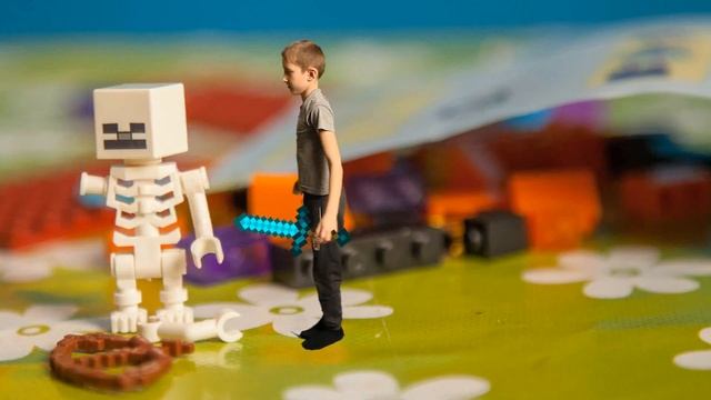 Лего Майнкрафт * Леня спасает Стива * МУЛЬТИК МАЙНКРАФТ * LEGO Minecraft смотреть онлайн