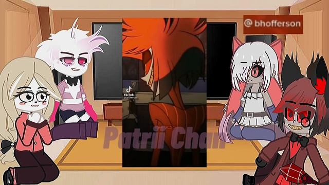 Hazbin Hotel characters react to each other || 2. Part || (Lack of sound due to ©) || смотреть онлайн