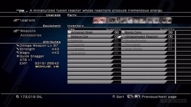 Final Fantasy XIII | Ultima Weapon Upgrade: Omega Weapon (+ ATB Gauge) - Full Level Improved смотреть онлайн