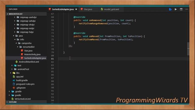 Android S12E4 : SortedList - Multi-property Sort of RecyclerView смотреть онлайн