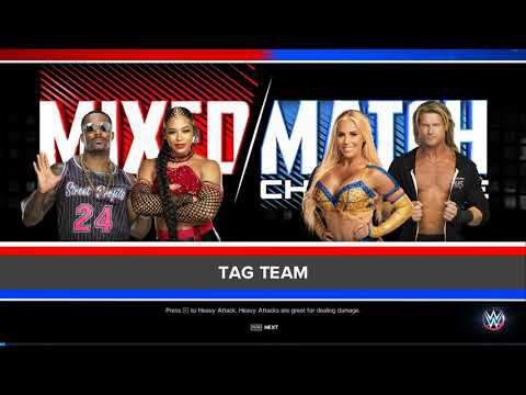 WWE2K23 Bianca Belair & Montez Ford vs Dana Brooke & Dolph Ziggler