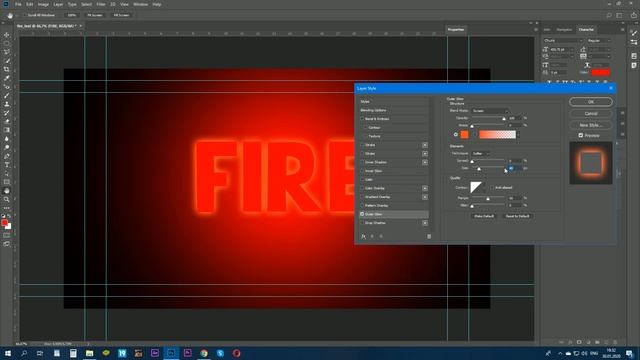 ТУТОРИАЛ//Как сделать огненный текст в Photoshop! смотреть онлайн