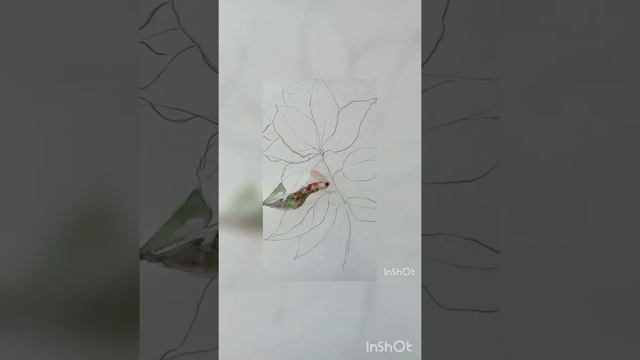 Бесплатный мастер-класс.Белый цветок. Акварель. По мотивам работы @taia_art_il смотреть онлайн