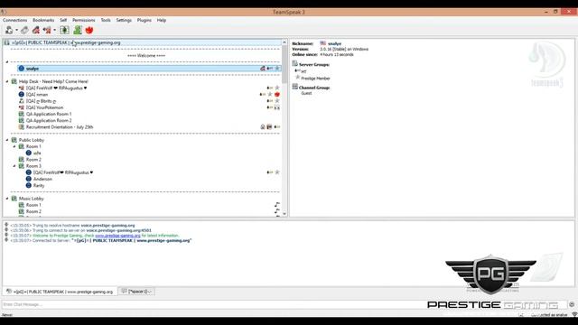 Connecting and Linking to =[pG]=™ Teamspeak смотреть онлайн