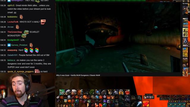 Asmongold Reacts to "Why It was Great - Vanilla WoW Dungeons | Classic WoW" by Tips Out смотреть онлайн