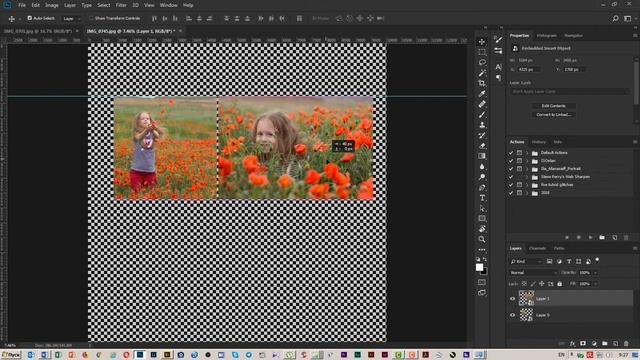 Как сделать коллаж в программе Photoshop. Часть 1. Диптих смотреть онлайн