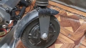 Амортизационная вилка на Kugoo s3 Aovo. Сибирский самокат.