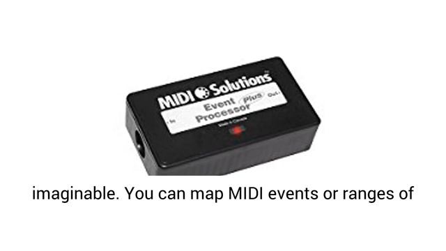 MIDI Solutions Event Processor Plus - Overview
