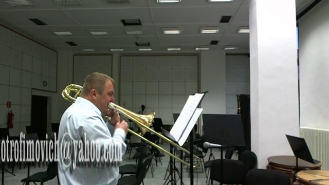 OREST TROFYMOVYCH BASS TROMBONE EXCERPTS смотреть онлайн