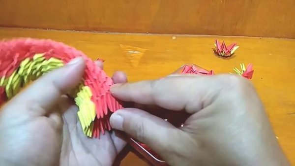 Papercraft 3d origami chinese dragon tutorial - easy part 2