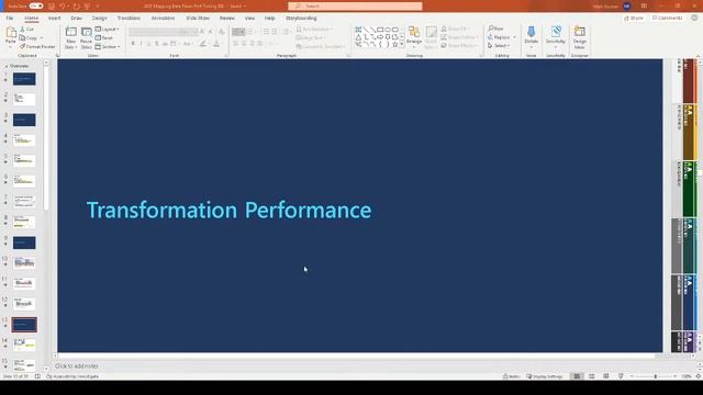 ADF Data Flows Performance Tuning смотреть онлайн