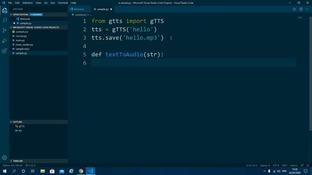 Text to Speech using gTTS module in Python | Google Text-to-speech смотреть онлайн