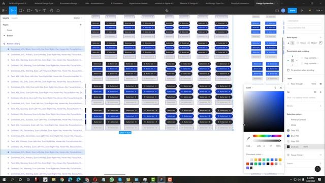 Figma Button System Variants Basic to Advance 4(Part 18)#Figma #Design_System #landing_page #varien смотреть онлайн
