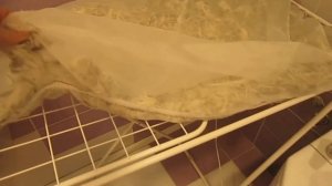 Подушка из гусиных перьев. Сушка пера.