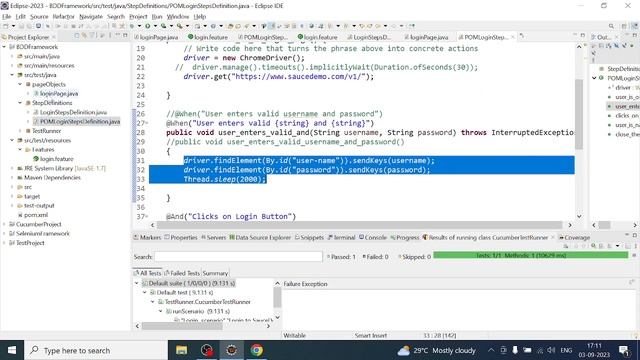 Selenium Cucumber BDD Framework with Java and TestNG - Page Object Model | POM смотреть онлайн