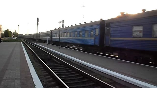 Прибытие пассажирского на ст.Черкассы смотреть онлайн