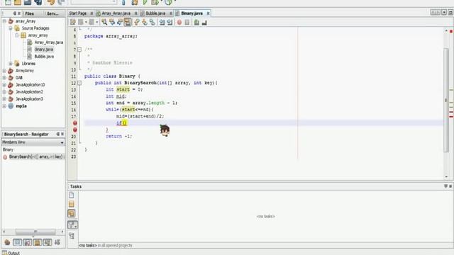 Java Tutorial Binary Search Algorithm Using Netbeans смотреть онлайн