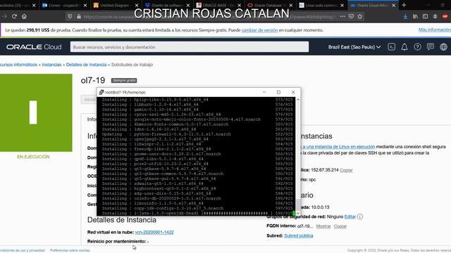 Creación de MV en Oracle Cloud y Habilitación de VNC via SSH смотреть онлайн