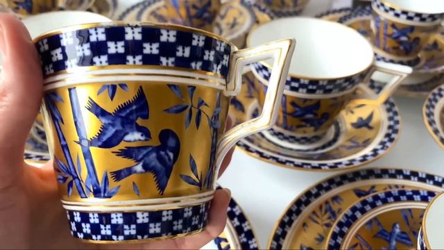 Разговор об английском эстетизме с иллюстрациями. Aesthetic movement, Coalport tea set, с1890 смотреть онлайн