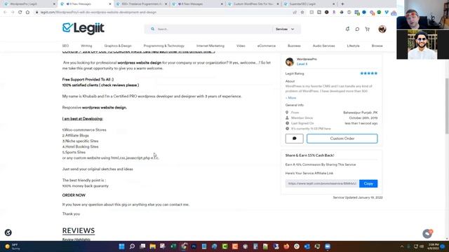WordpressPro Legiit Profile Review With Wordpress Pro Khubaib Ahmed смотреть онлайн