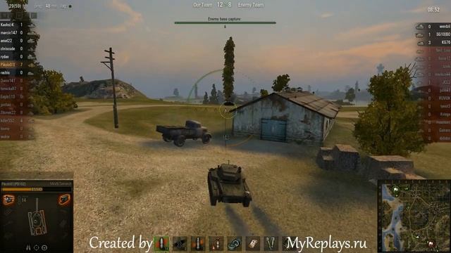 WOT: Hills - MkVII Tetrarch смотреть онлайн