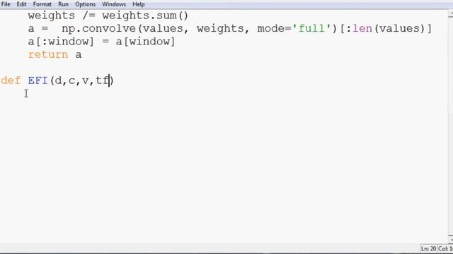 Python Finance and Math Tutorials: Programming the Elder Force Index (EFI) смотреть онлайн
