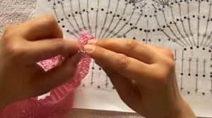 Ажурная юбка с воланами, вязание крючком