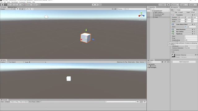 Unity. Объекты, компоненты, префабы. смотреть онлайн