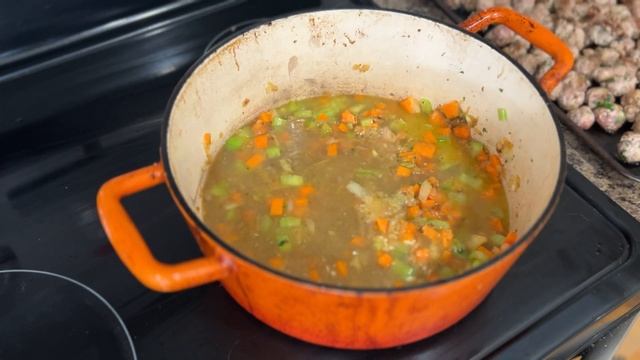 Italian Wedding Soup With A SECRET Ingredient.