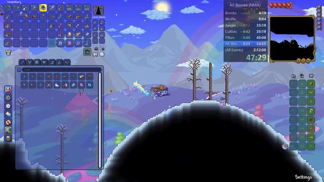 Classic All Events & Bosses Journey Mode in 1:34:52 [Former WR] - Terraria Speedrun смотреть онлайн