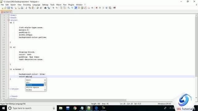 CSS Class 11 How to make vertical or horzintal navigation bar смотреть онлайн