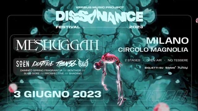 Meshuggah @ "Dissonance Festival 2023" Circolo Arci Magnolia MILANO 03/06/23 FULL SET AUDIO смотреть онлайн