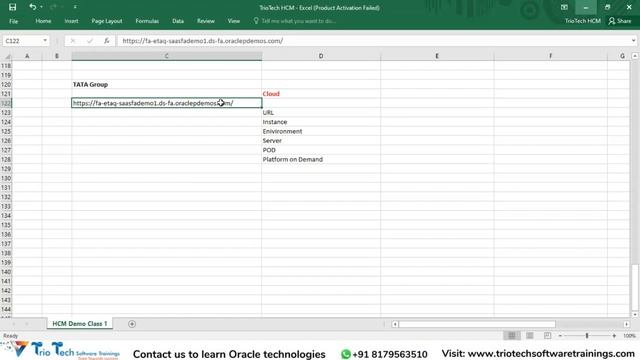 Oracle Fusion HCM Online training demo class 2 | HCM Online training | TrioTech Software Trainings смотреть онлайн
