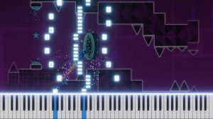 xStep by DJVI - Piano Tutorial / Cover (Geometry Dash Level 10)