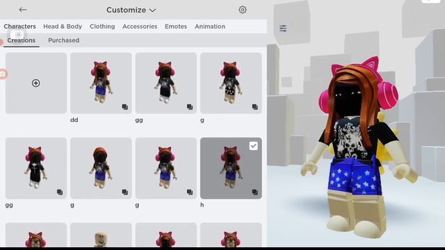 как сделать бесплатно персонажа без головы Я не знаю можно ли с белой причёской смотреть онлайн